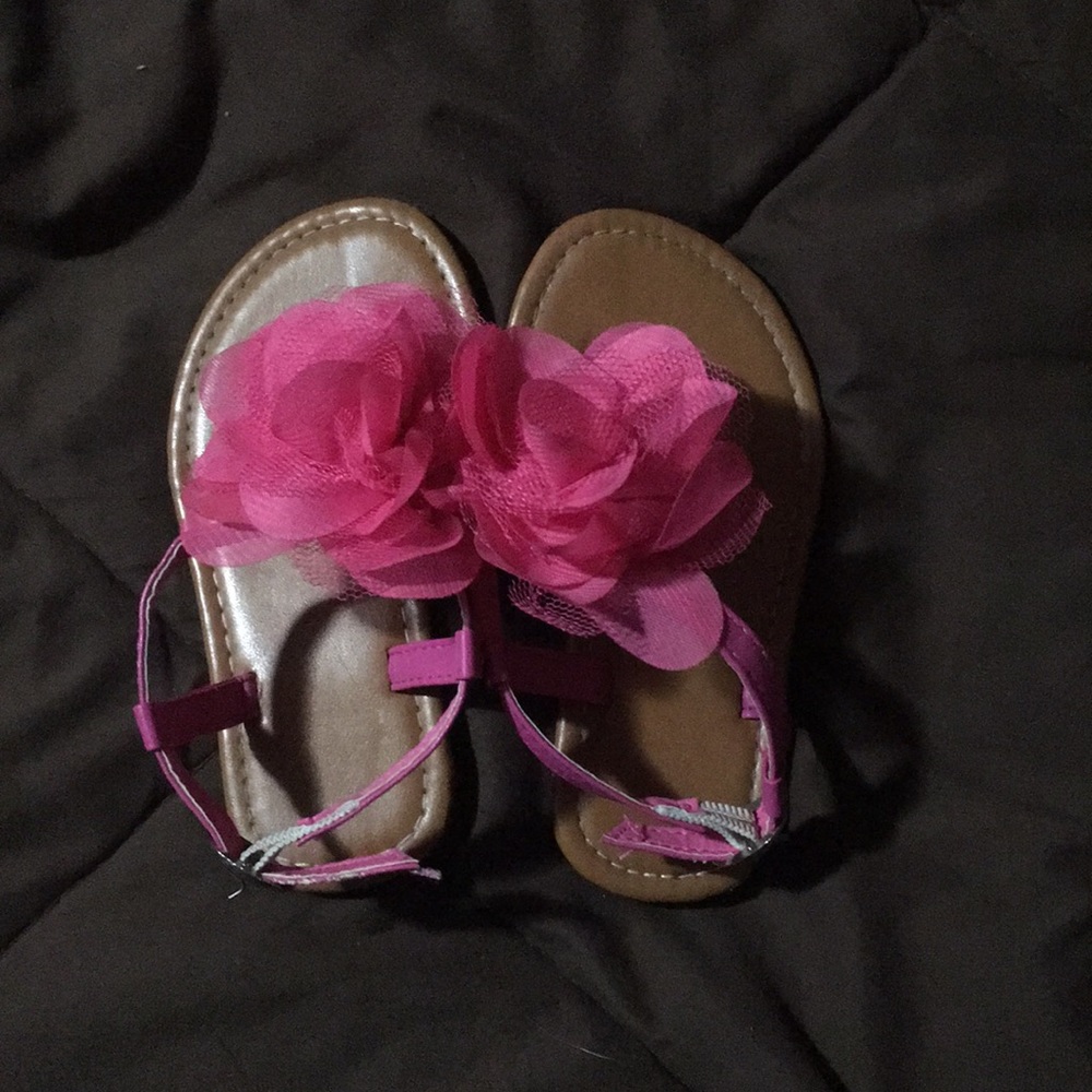 Pink girls sandals